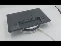 Czarny plastikowy obudowa rezystywny przemysłowy monitor dotykowy 15,6 cali wodoodporny