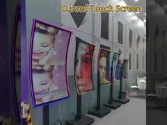 Monitor z zakrzywionym ekranem dotykowym o przekątnej 43 cali