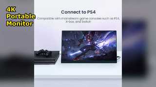 Przenośny monitor 4K o przekątnej 17,3 cala do gier i pracy