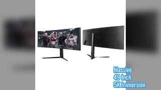 49-calowy zakrzywiony monitor do gier 5K 75 Hz