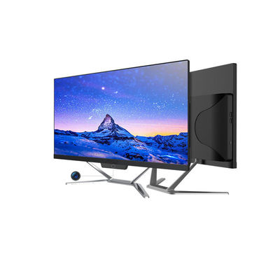 Komputer biurowy X86 Biały Przenośny 24 cali All In One Desktop PC