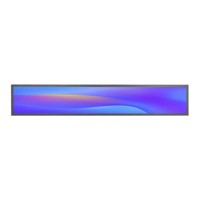 Specjalny 36,6 cali Wielkość supermarket Reklama w pomieszczeniach Media Player Strip Ultra Wide Shelf Screen Stretch Bar Lcd Display