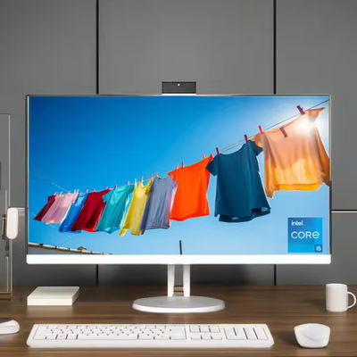 OEM All-In-One PC, 23,8-calowy wyświetlacz FHD, Intel Core I3/I5/I7, 16 GB pamięci RAM, 1 TB SSD, Webcam, WiFi, Window10, Home/Business, Biały