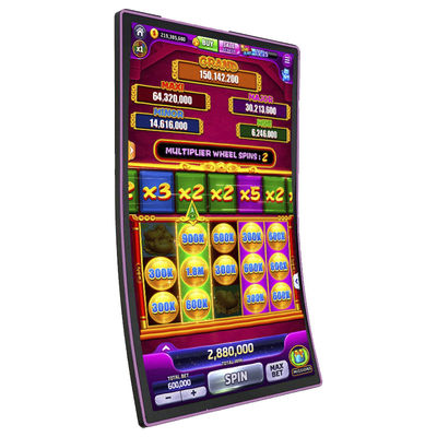 Fabryczny Skrzynka dotykowa z zakrzywioną skrzynką Arcade Gaming Display LED Light Touch Screen 27 Inch Touch Gaming Monitors