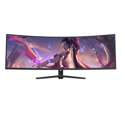 49-calowy ultraszeroki skrzywiony monitor 1MS 4K 144HZ 21:9 VA FHD LED Komputer Desktop Gaming Monitor