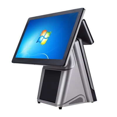 15,6-calowa kasa fiskalna i5 8+256GB POS, Windows10, pojemnościowy ekran dotykowy POS, wbudowana drukarka termiczna dla restauracji